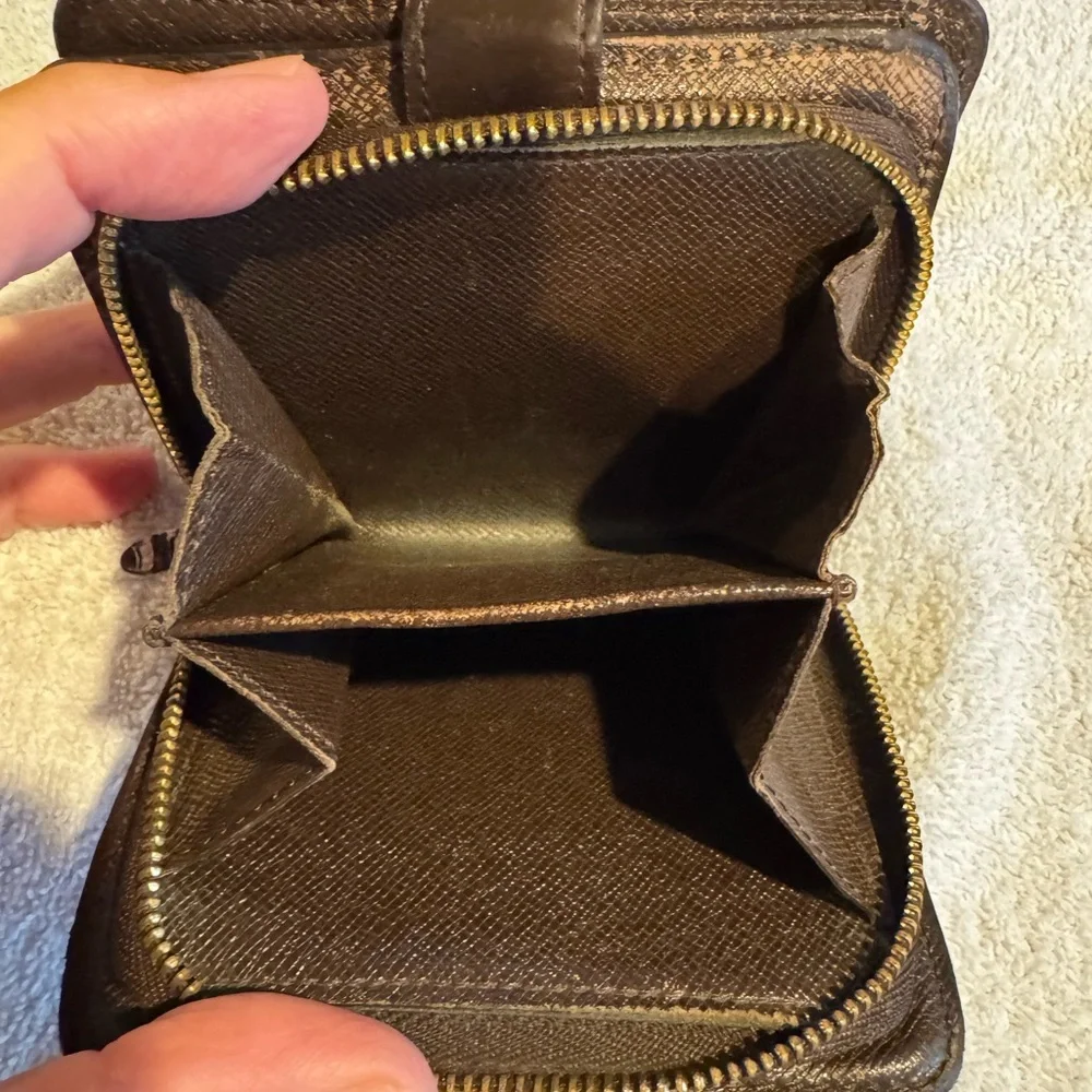 Louis Vuitton Damier Ebene Compact Wallet